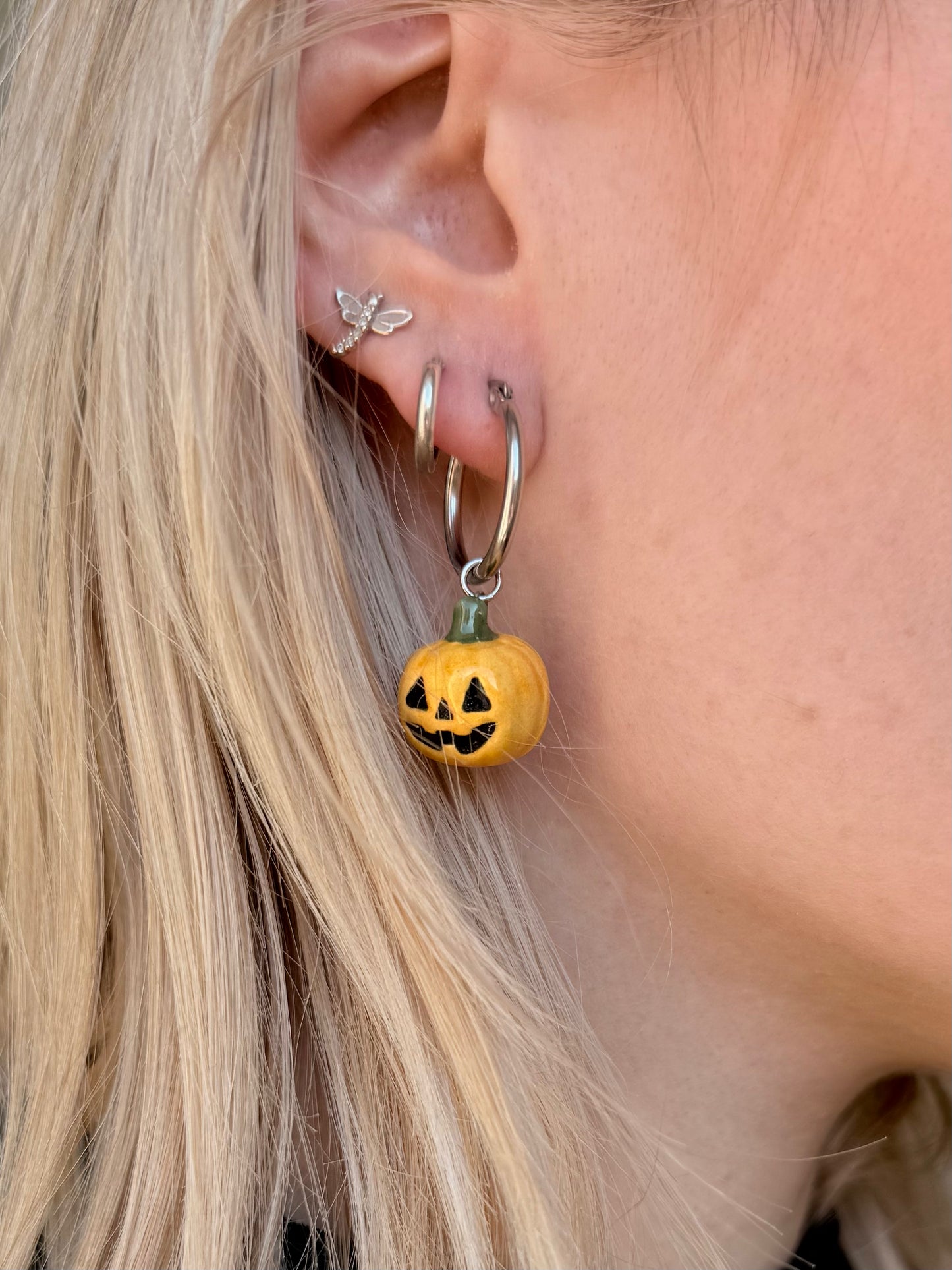 Ciondolo Singolo Zucca Halloween