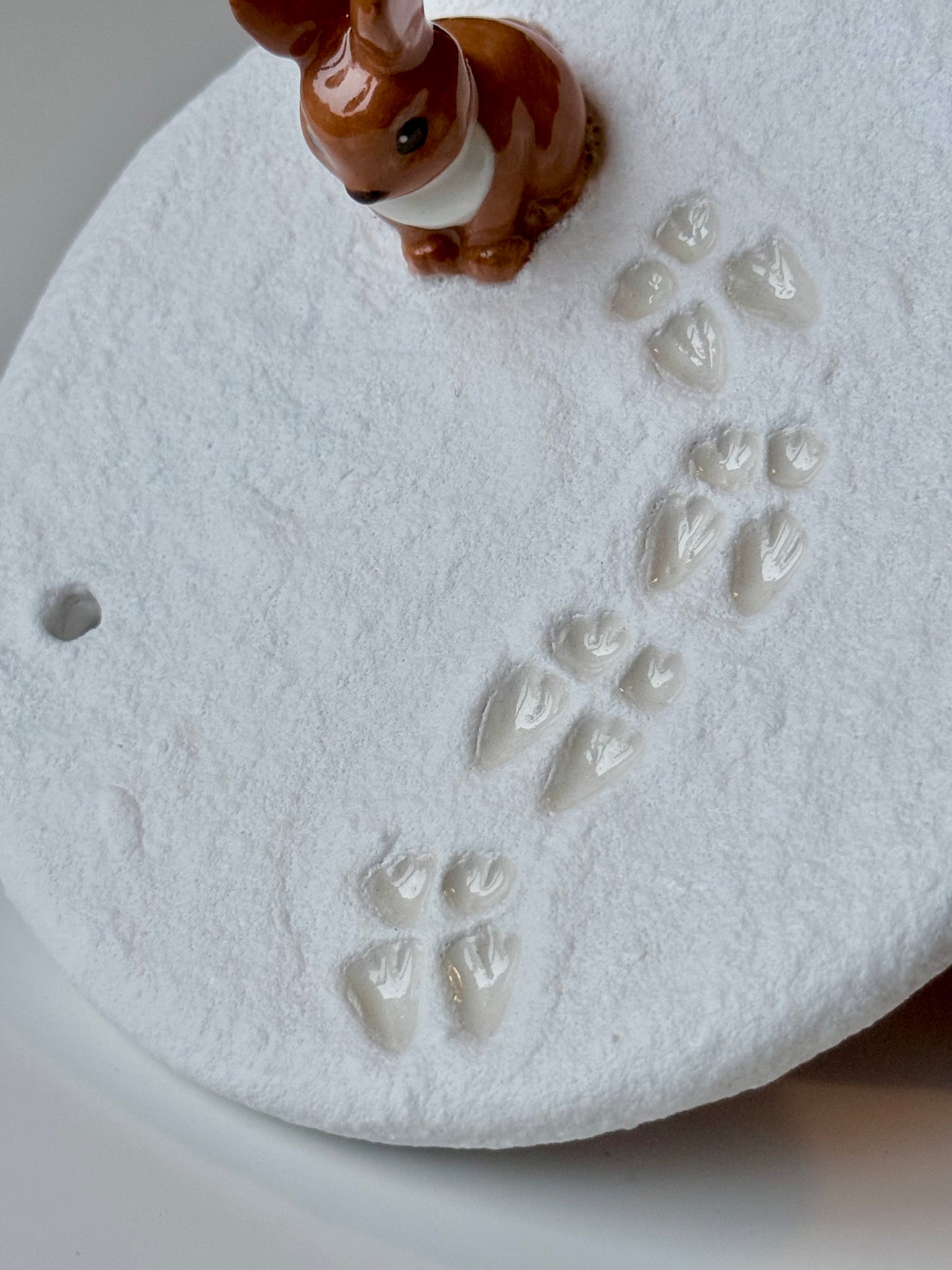 Piattino Portagioie Bruciaincenso con Coniglietto