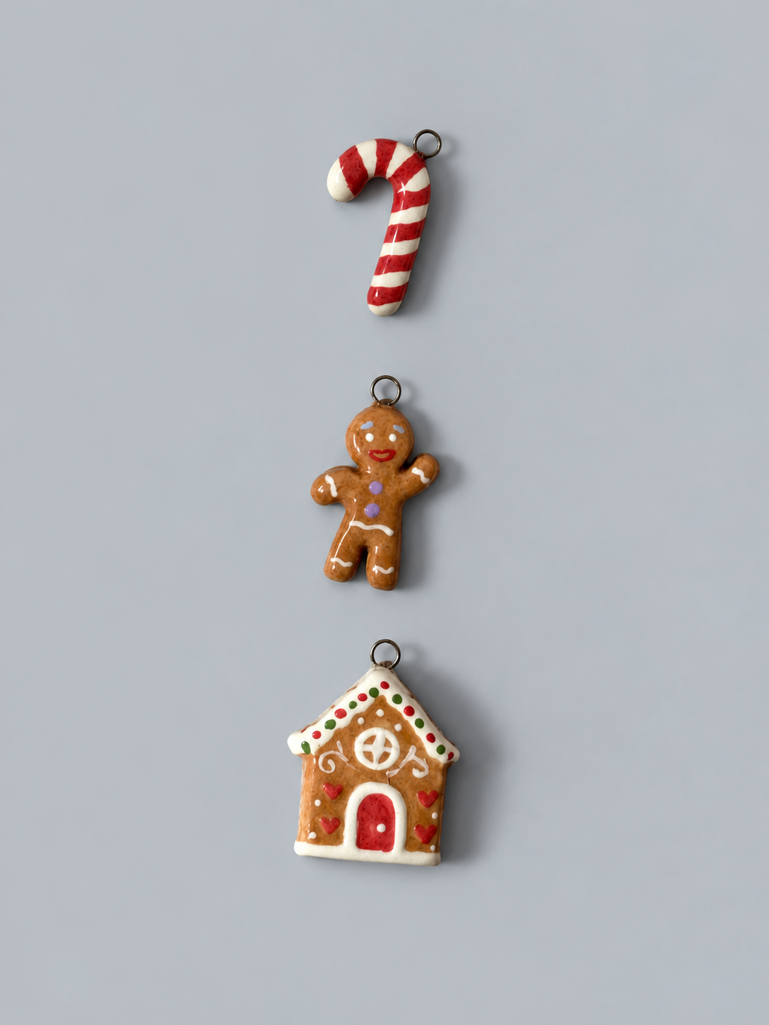 PREORDER Combo Ciondoli Casetta di Marzapane, Zenzy e Candy Cane