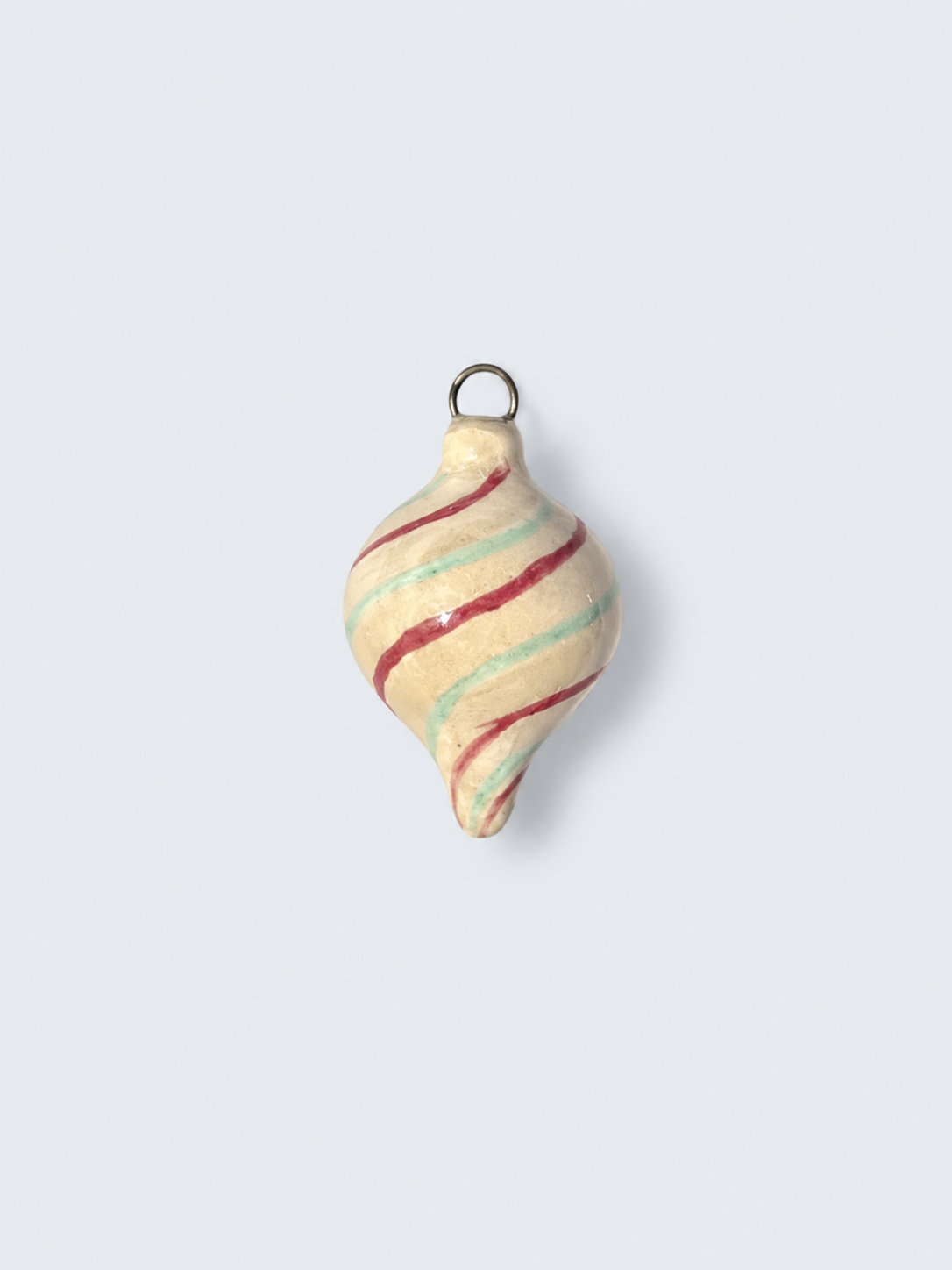 PREORDER Ciondolo Pallina di Natale allungata