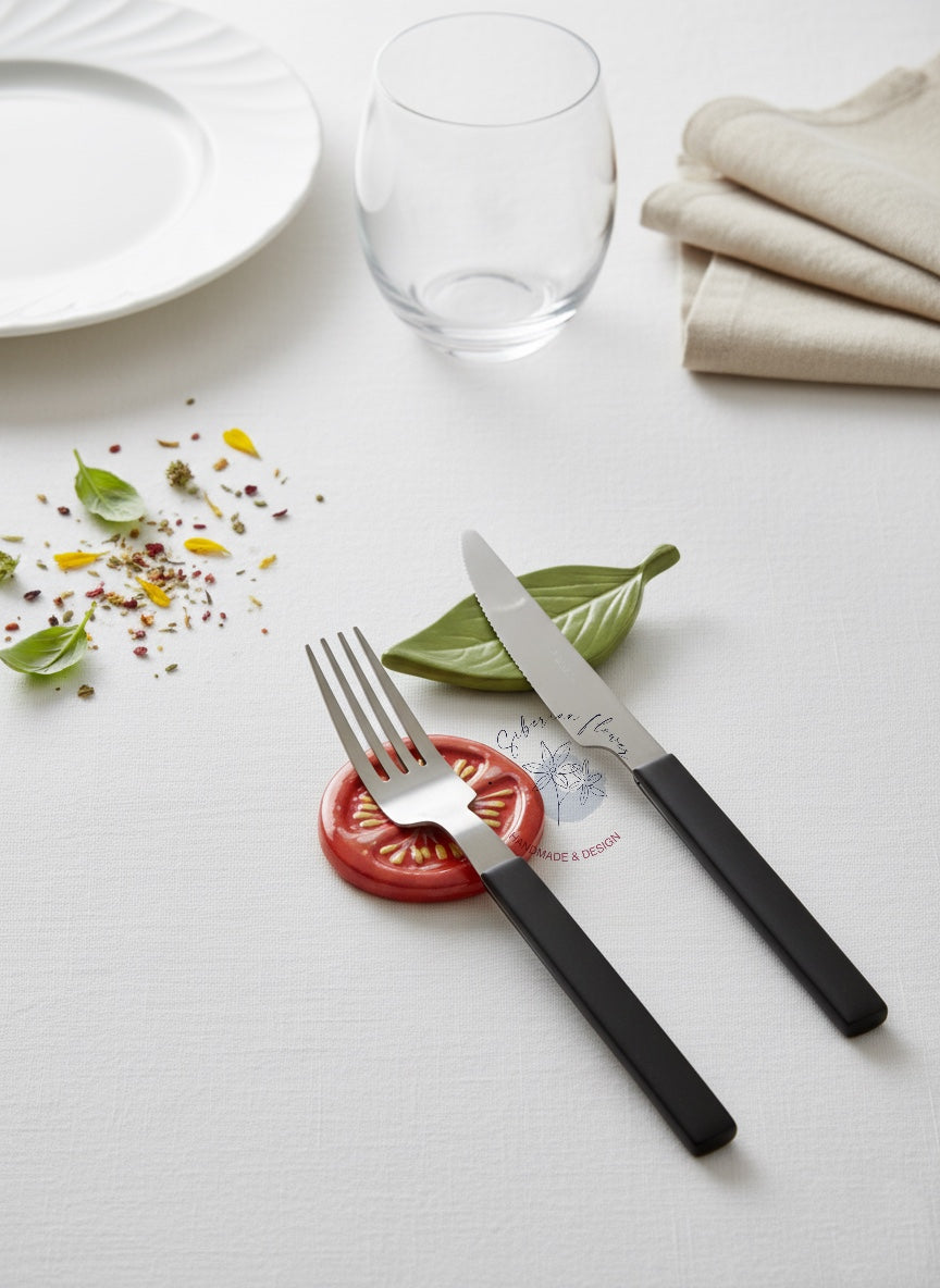 Poggiaposate Pomodoro e Basilico