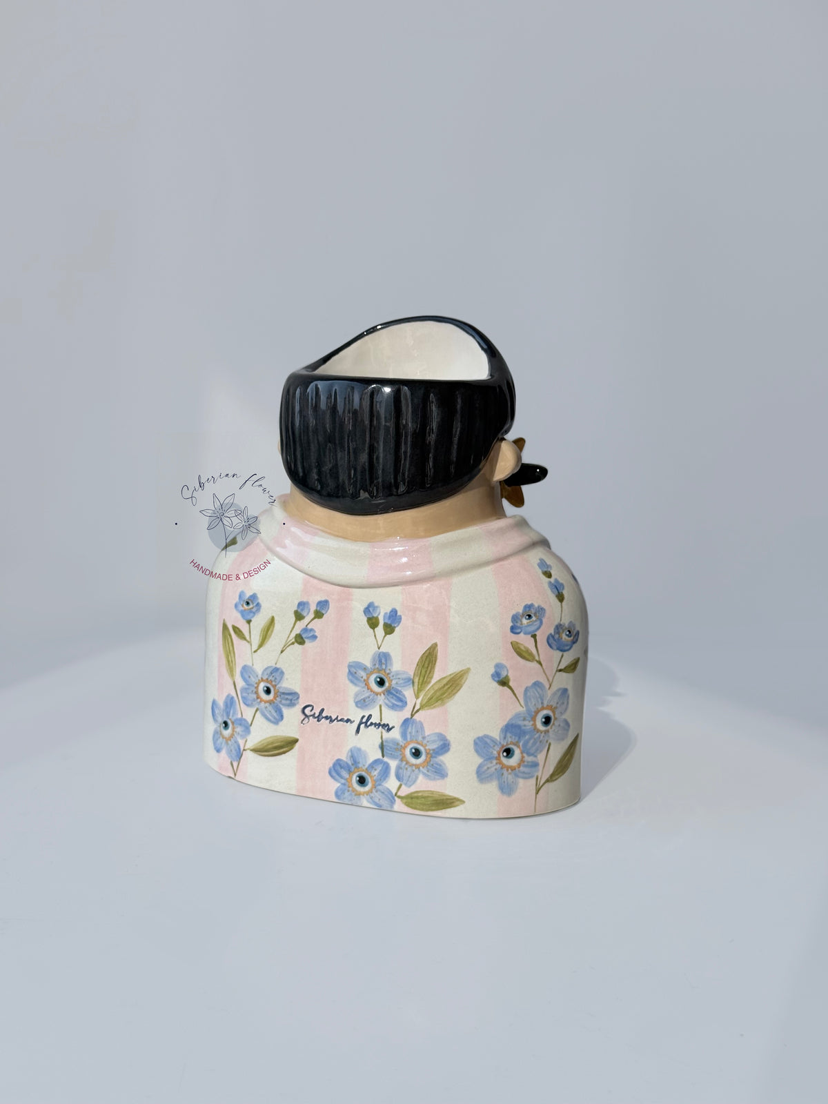 Vaso Salvador Dalì con giacca a fiori