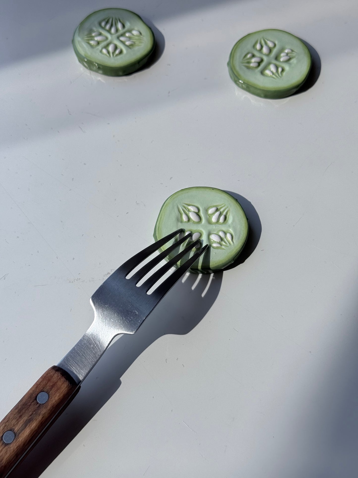 Poggiaposate Fetta di Cetriolo