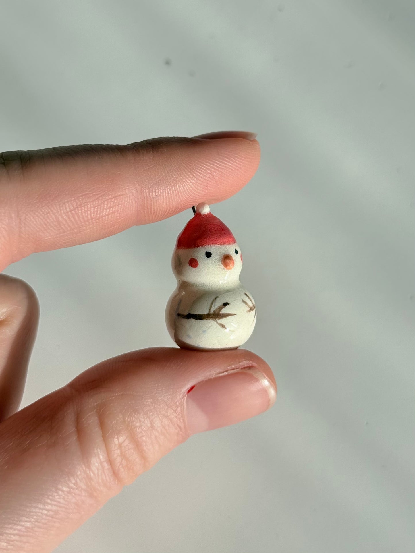 Ciondolo Singolo Pupazzo di Neve