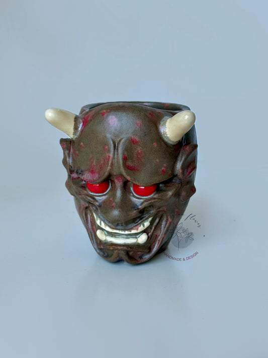 Bicchiere Maschera Oni