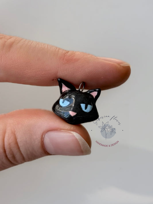 Ciondolo Singolo Gatto Nero