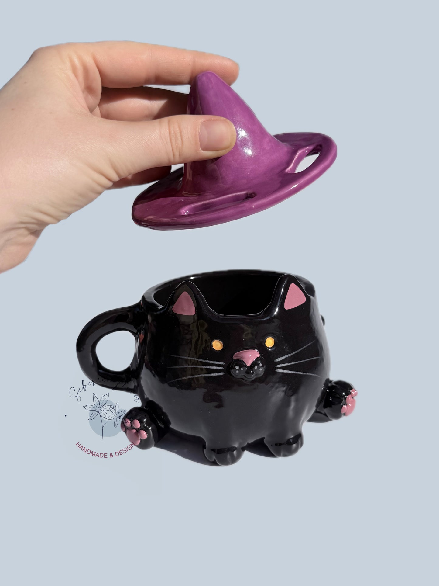 Tazza Gatto Nero con Cappello